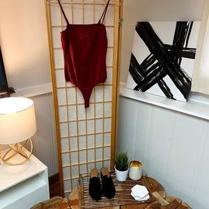 Red Tank Top Bodysuit